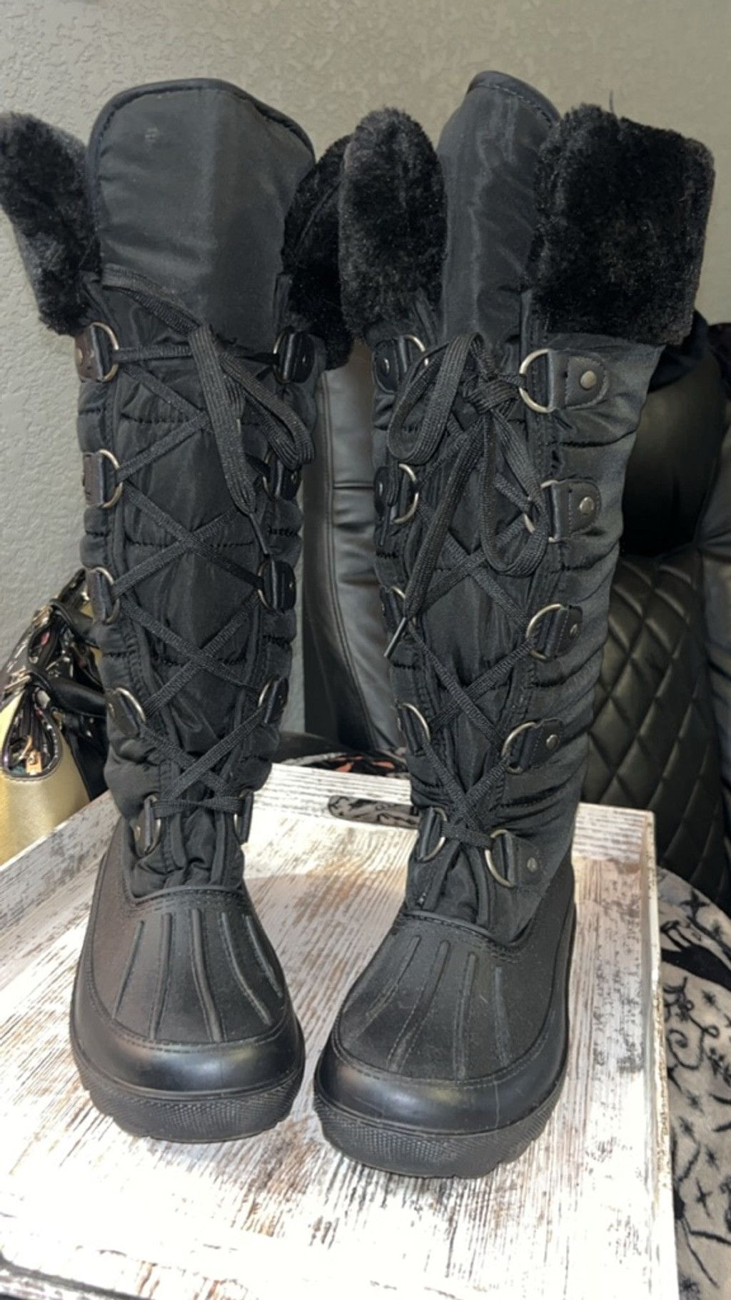 Russell Athletic Women's AthleTech Black Winter & Rain Boots Size 11 Size US 11 / IT 41 - 2 Thumbnail