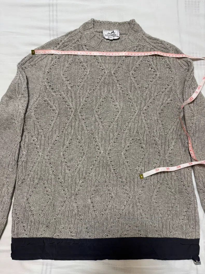 Other Hermes Knit Coat, 50% Alpaca Wool + 50% Yak Wool, drawstri Size US XL / EU 56 / 4 - 3 Thumbnail