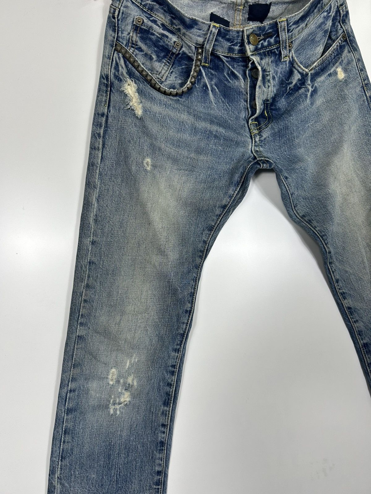 Andy Warhol × Hysteric Glamour Hysteric Glamour x Andy Warhol Distressed Vintage Jeans Size 30" / US 8 / IT 44 - 3 Thumbnail