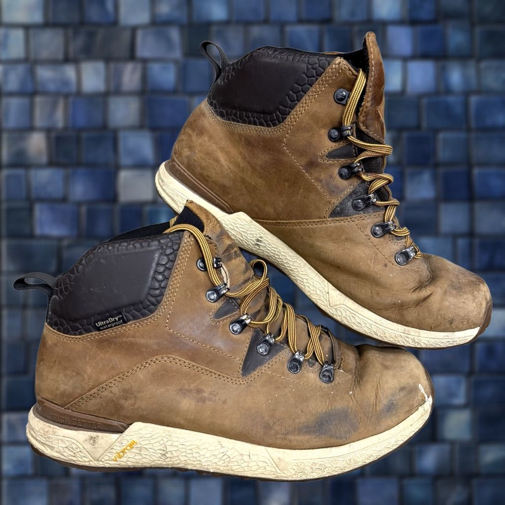 Vintage Irish Setter Canyons Boots Mens 11 Brown Vibram Leather 2856 DISTRESSED Leather Waterproof Ankle Boot Mens Brown Shoes Size US 11 / EU 44 - 1 Thumbnail