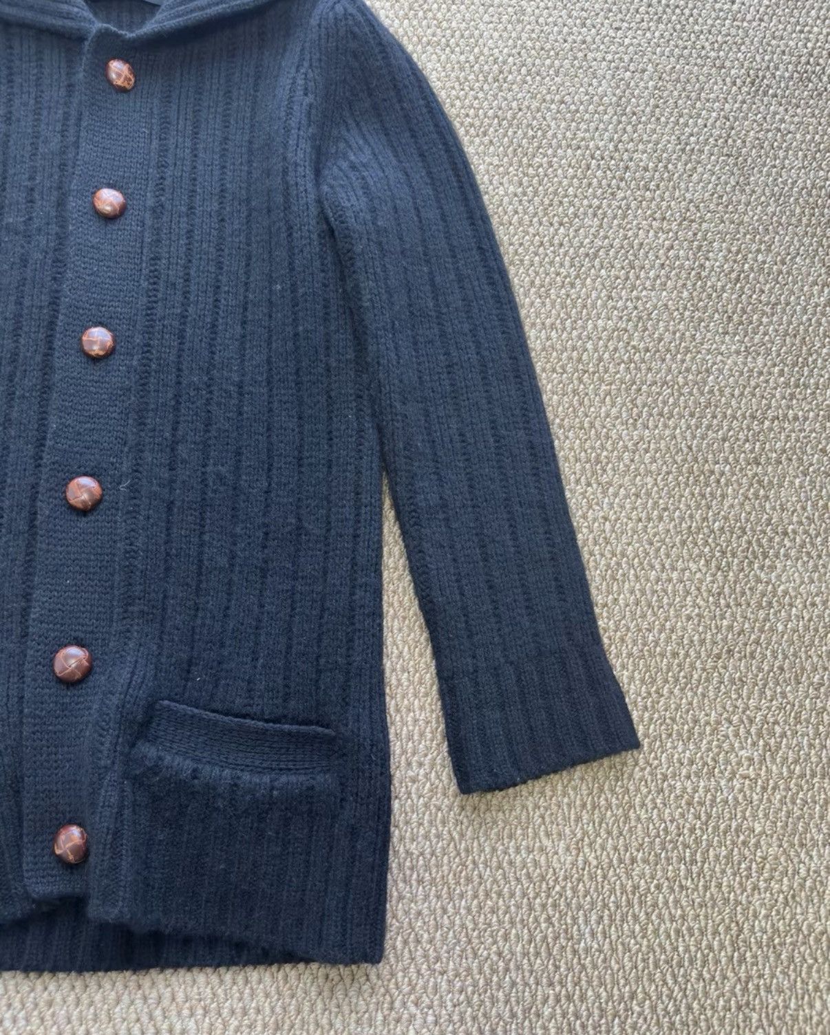 Comme des Garcons Comme des Garçons Wool Shawl Collar Cardigan K23 Size US M / EU 48-50 / 2 - 2 Thumbnail