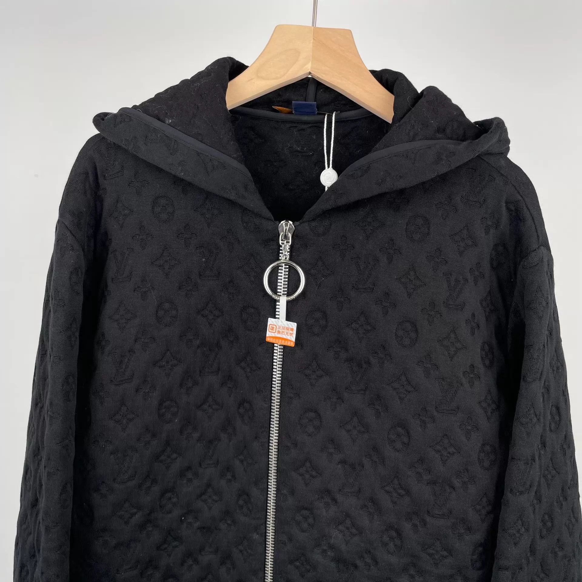 Louis Vuitton LV Cotton All Over Print Black Hoodie Size US S / EU 44-46 / 1 - 7 Thumbnail