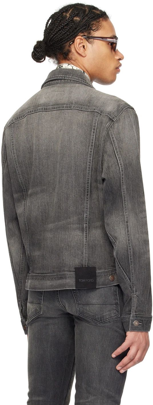 Tom Ford o1loc1c1225 Denim Jacket in Grey Size US XXL / EU 58 / 5 - 4 Thumbnail