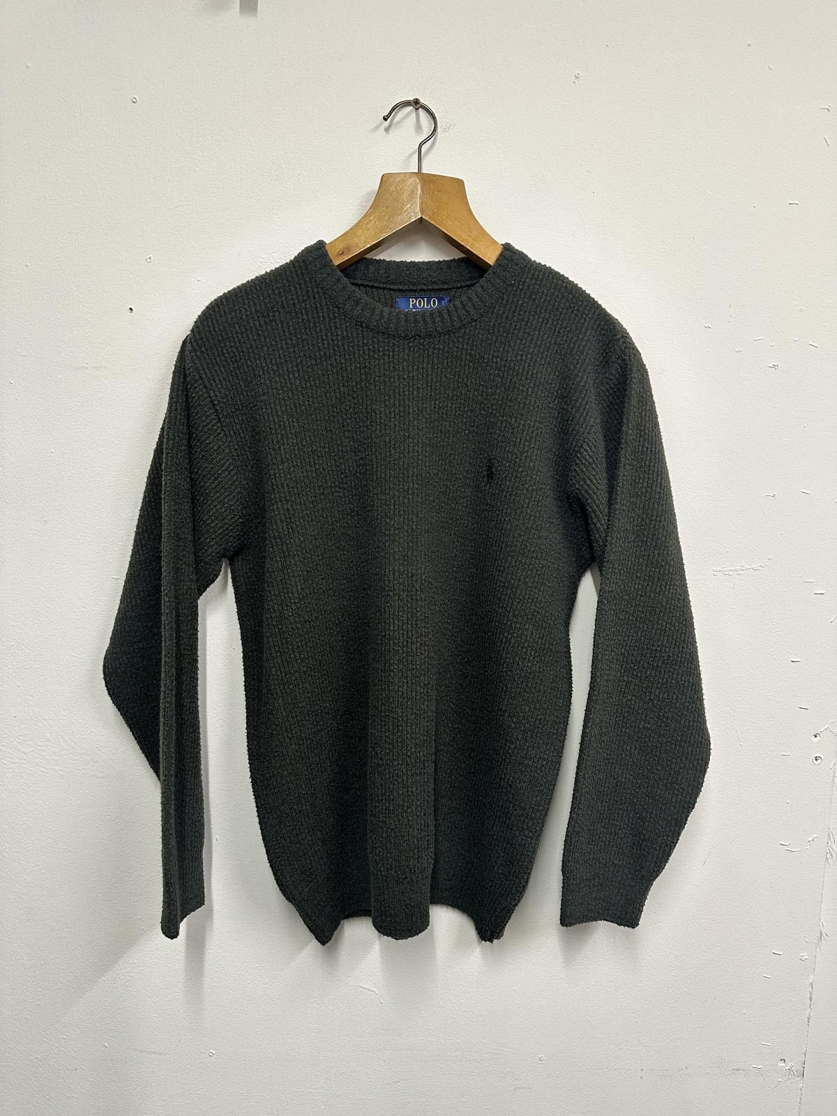 Polo Ralph Lauren Polo Ralph Lauren Dark Grey Knit Sweater Size US L / EU 52-54 / 3 - 1 Thumbnail