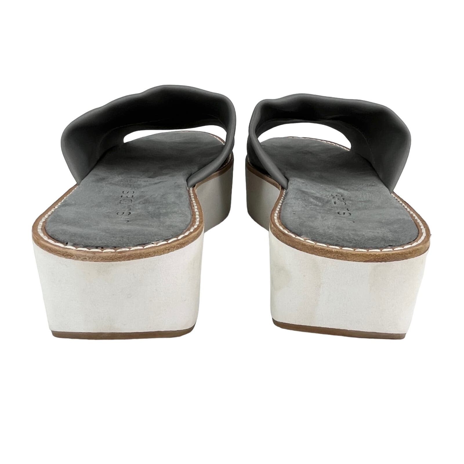 J/Slides J/Slides Platform Sandals Slides 8 Gray White Size US 8 / IT 38 - 7 Thumbnail
