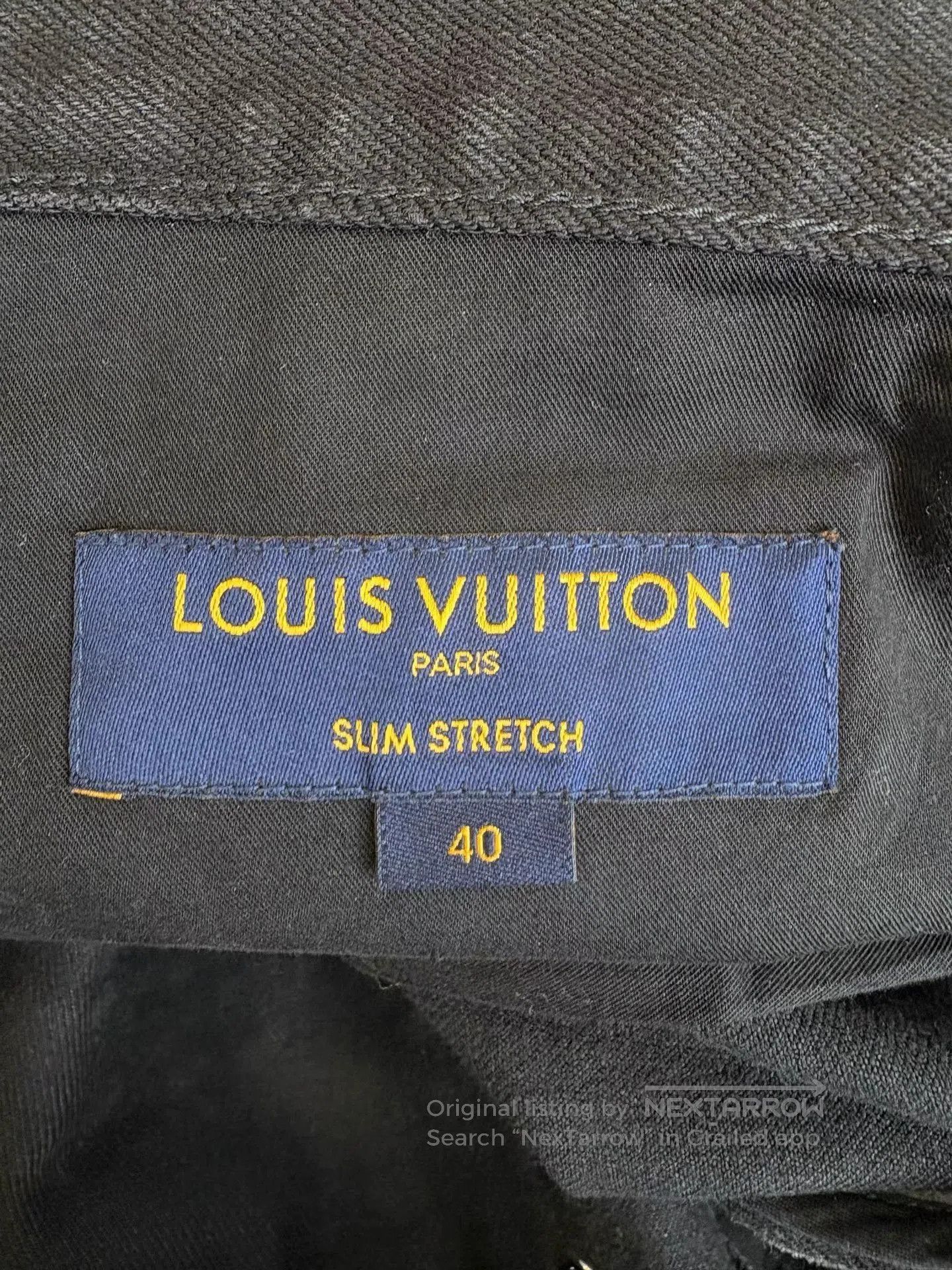 Louis Vuitton Black Denim Pants. Size US 40 / EU 56 - 4 Thumbnail