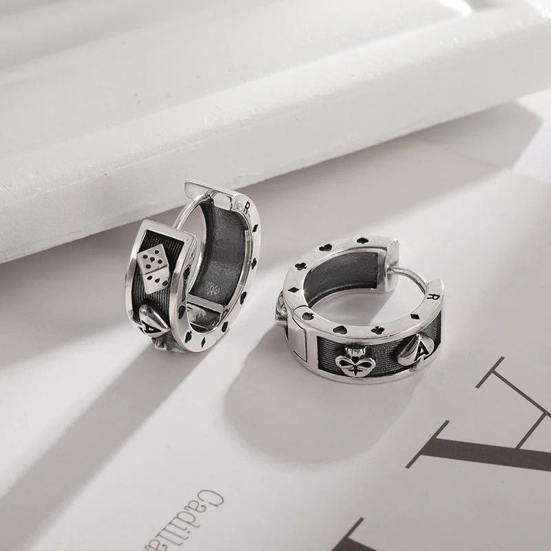 Jewelry × Vintage Vintage Gothic Skull Dice Earrings Size ONE SIZE - 3 Thumbnail
