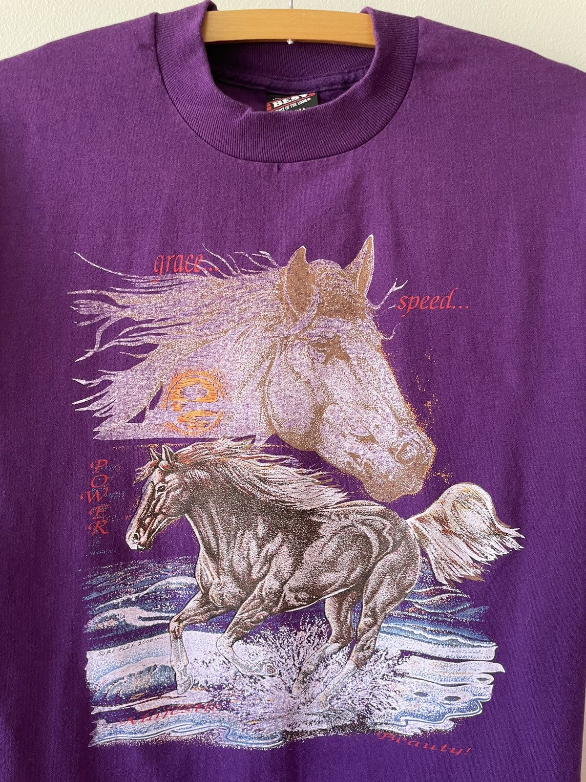Other Vintage 90s Horses Animal Graphic tee Size US M / EU 48-50 / 2 - 2 Thumbnail