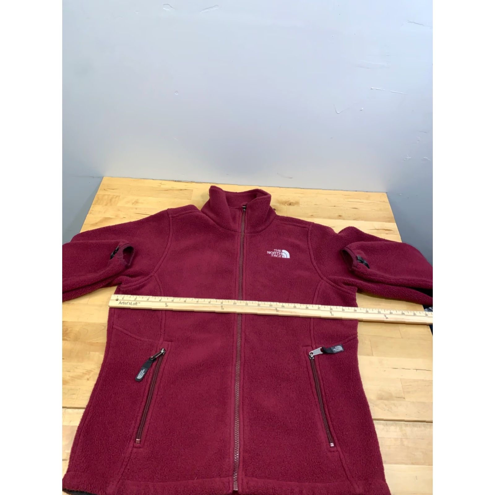 The North Face The North Face Fleece Jacket Womens M Burgundy Red Casual Outdoor Full Zip Jacket Size M / US 6-8 / IT 42-44 - 7 Thumbnail