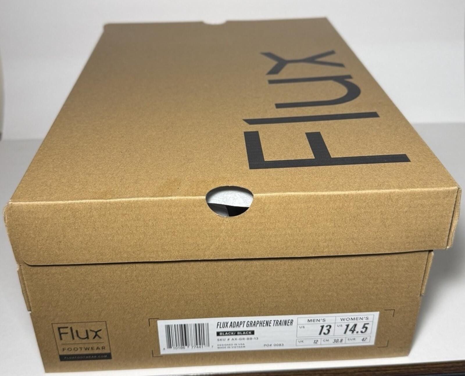 Adapt Flux Adapt Graphene Trainer Unisex Sneaker Black/ Black Size US 13 / EU 46 - 6 Thumbnail