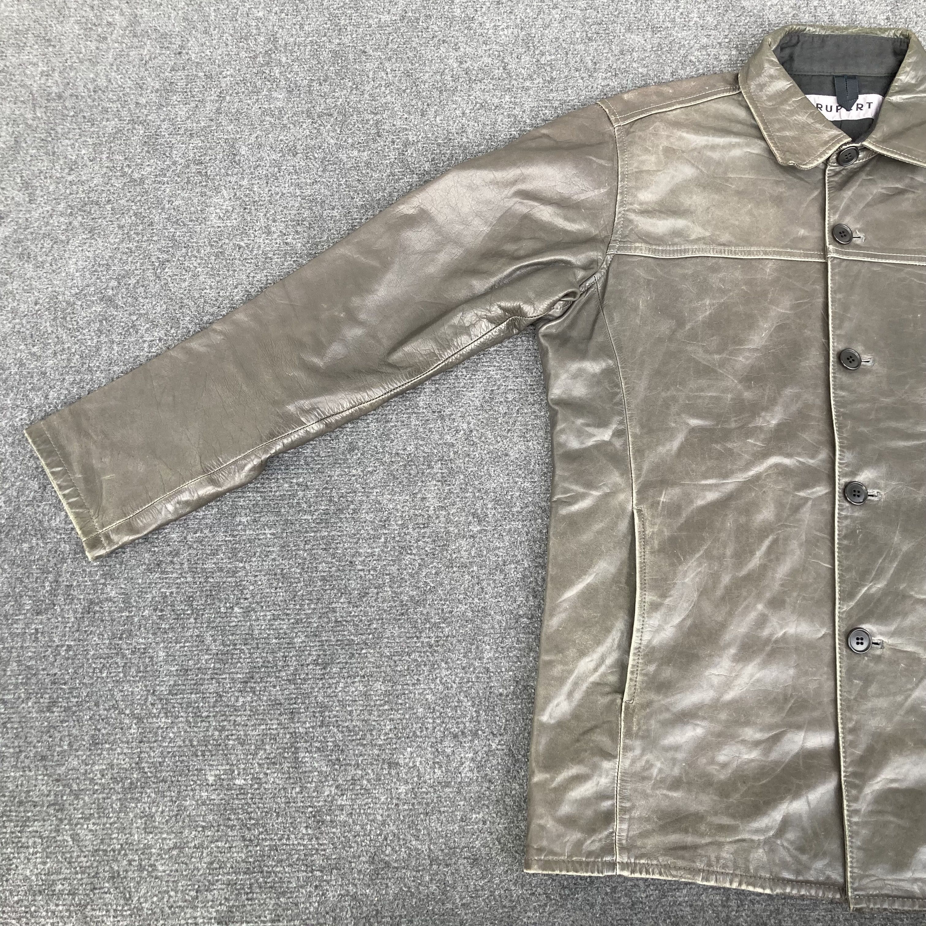 Designer × Japanese Brand Vtg Rupert Japanese Brand Leather Jacket Size US S / EU 44-46 / 1 - 5 Thumbnail