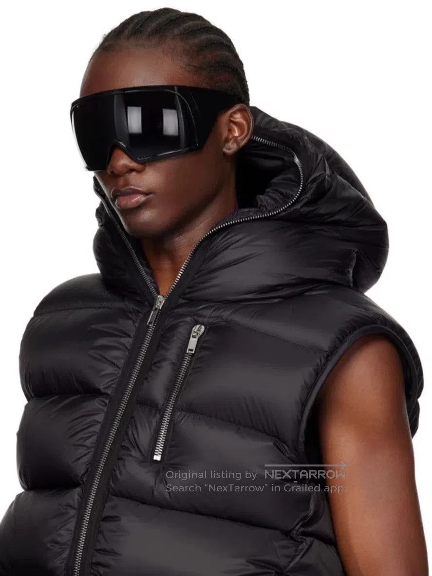 Rick Owens oversized black sunglasses by Rick Owens. Size ONE SIZE - 2 Thumbnail
