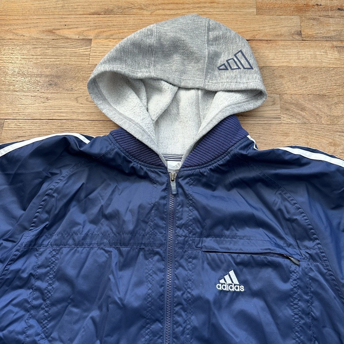 Vintage Vintage Adidas jacket Size US L / EU 52-54 / 3 - 3 Thumbnail