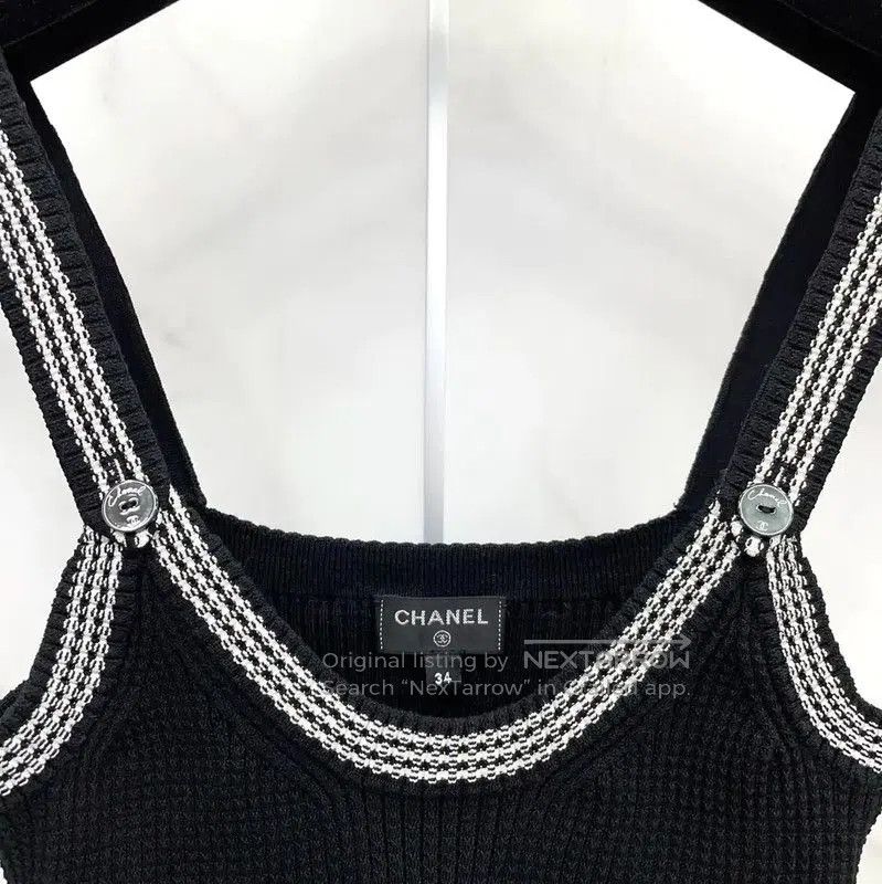 Chanel Chanel Black Silk Blend Women's T-Shirt . Size S / US 4 / IT 40 - 5 Thumbnail