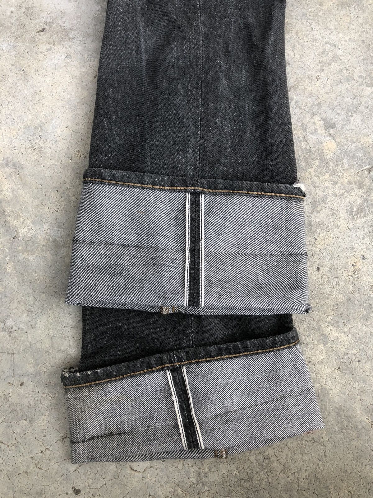 Japanese Brand Comme Ca Du Selvedge Denim Distressed Jeans Size US 30 / EU 46 - 18 Thumbnail