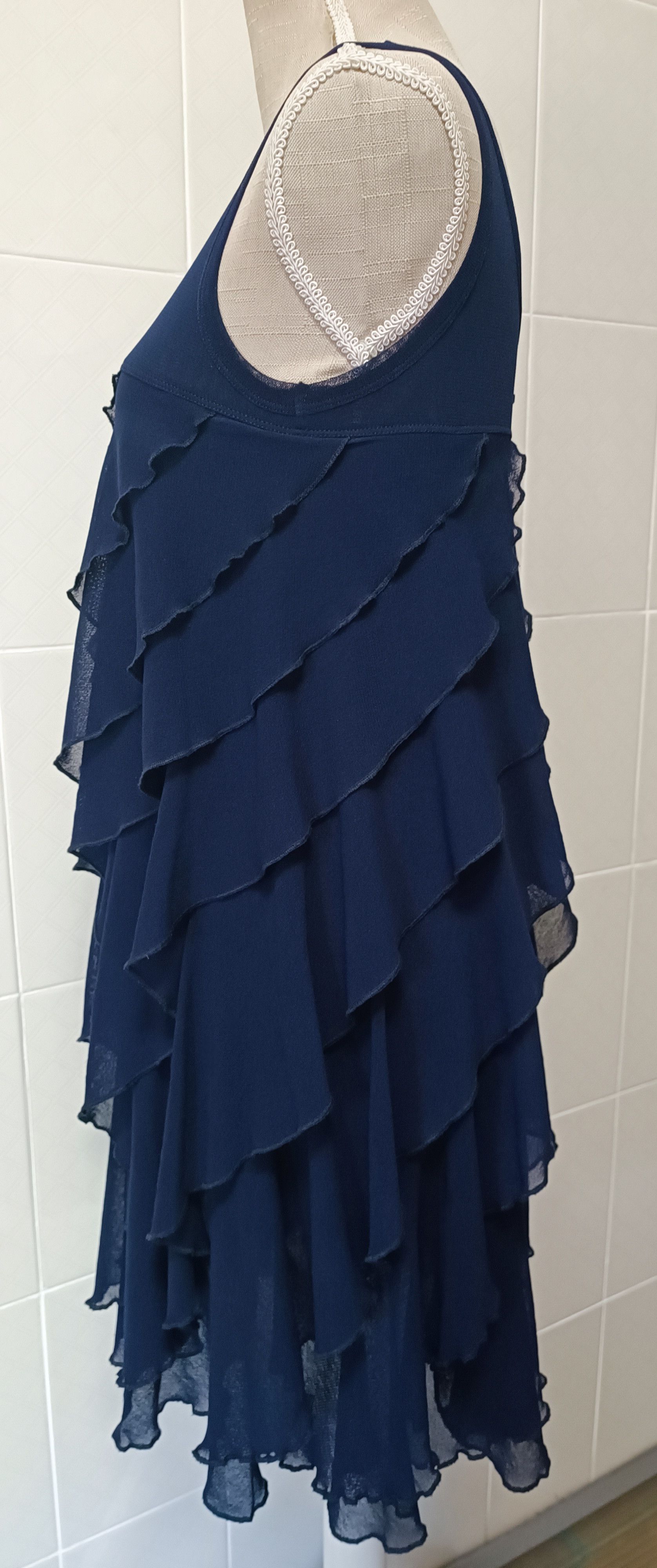 Jean Paul Gaultier 2000's _ Ruffles Tank dress Size L / US 10 / IT 46 - 19 Thumbnail