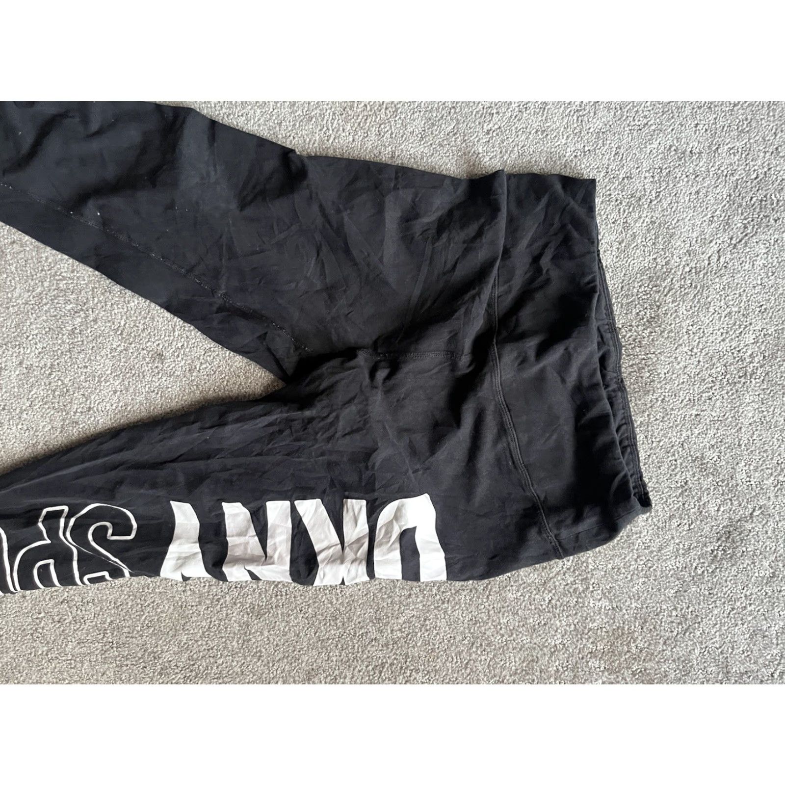 DKNY DKNY Sport Leggings Skinny Women’s Size M Black Spandex Cropped Activewear 23.5in Inseam Slim Fit Size 32" / US 10 / IT 46 - 4 Thumbnail