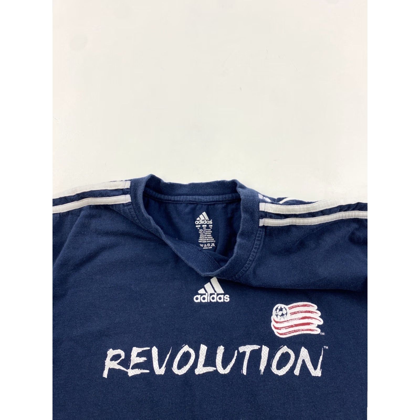Adidas Adidas Shirt Men XL USA Soccer Fútbol USA Olympics Revolution Blue Crew Neck Short Sleeve Size US XL / EU 56 / 4 - 2 Thumbnail