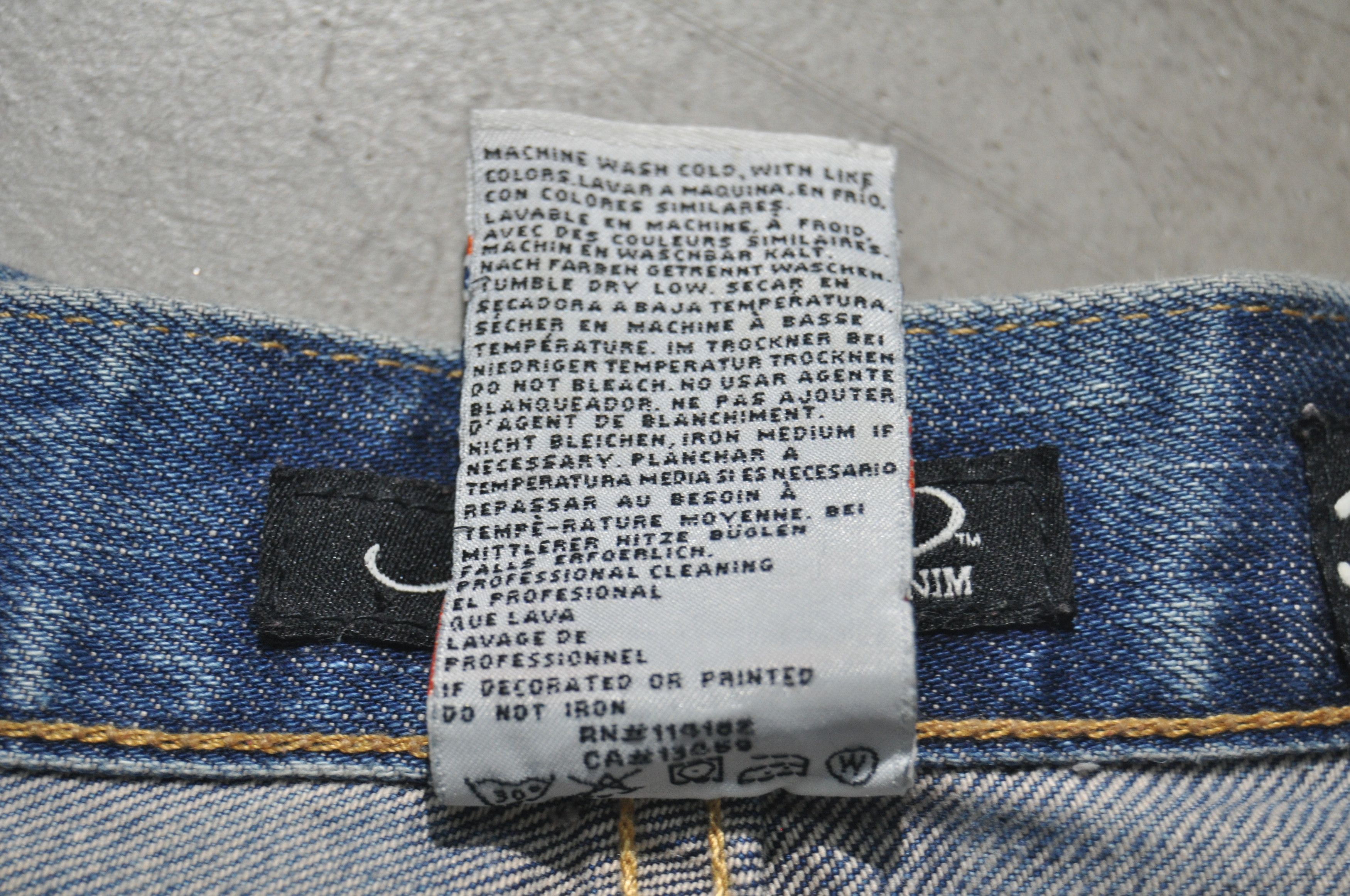 Ed Hardy Ed Hardy - Studded Multi-Patch Denim Jean Size US 30 / EU 46 - 16 Thumbnail