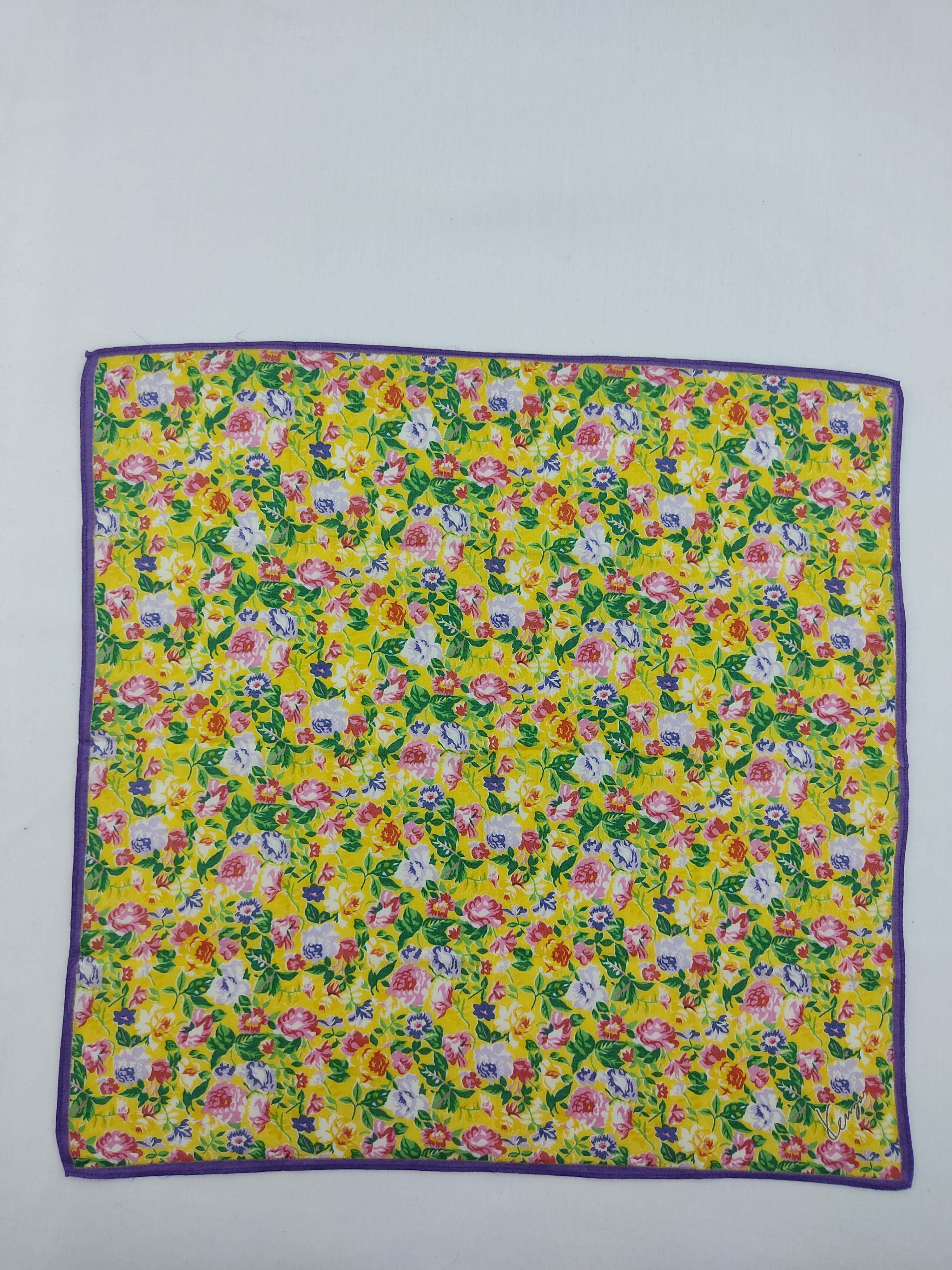 Kenzo × Vintage Kenzo Floral Handkerchief / Neckwear / Bandana Size ONE SIZE - 3 Thumbnail