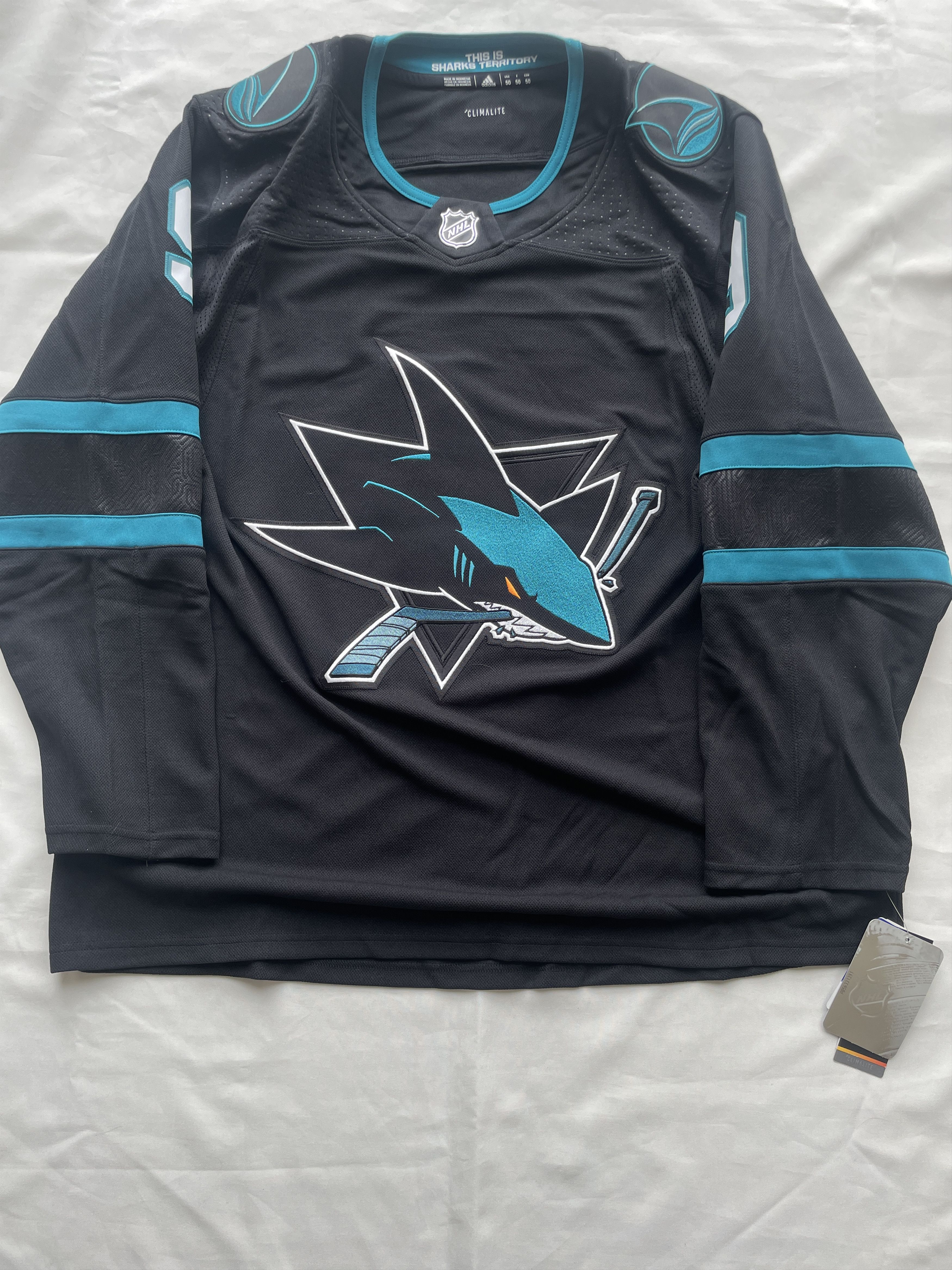 Adidas BNWT San Jose Sharks Adidas #9 Kane Auth Alternate Jersey Size US M / EU 48-50 / 2 - 4 Thumbnail