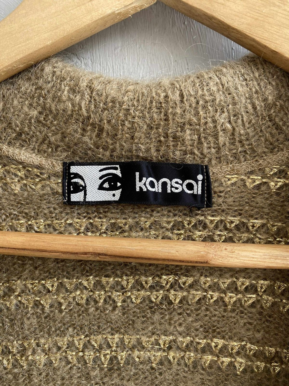 Kansai Yamamoto Kansai Vintage Shawl-Collar Cardigan Size US M / EU 48-50 / 2 - 5 Thumbnail