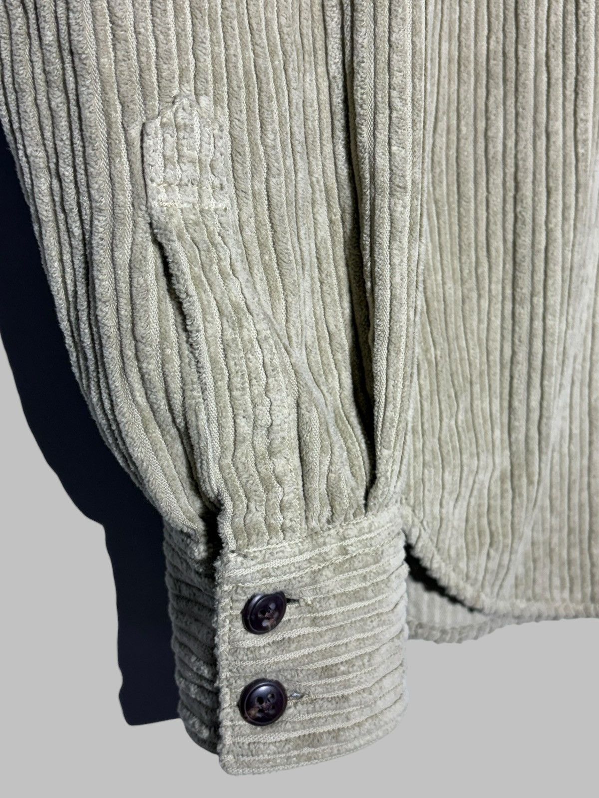 Tintoria Mattei Tintoria Mattei 954 Long Sleeve Corduroy Shirt Luxury Size US M / EU 48-50 / 2 - 5 Thumbnail