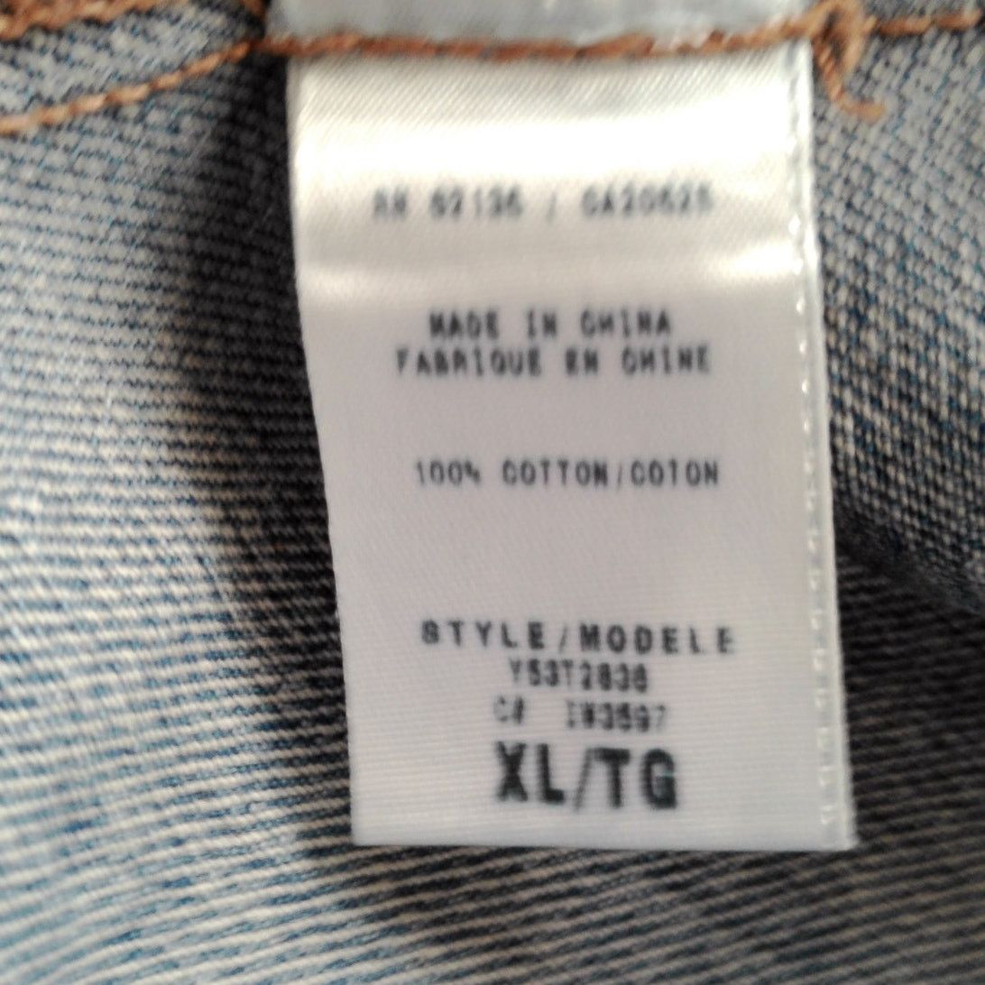 Guess Vtg Guess Jeans Button Up Denim Jacket Grunge Rock Size XL / US 12-14 / IT 48-50 - 7 Thumbnail
