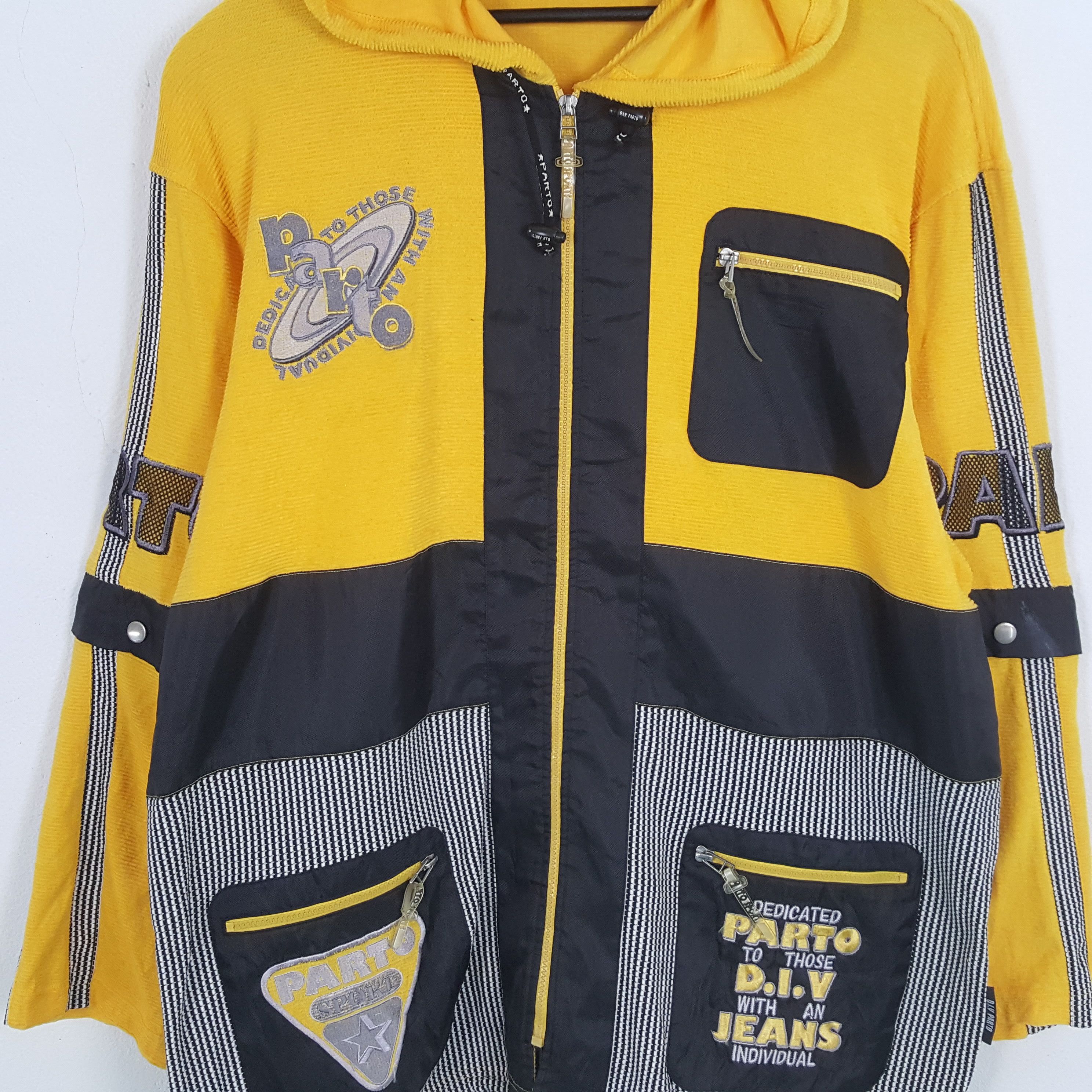 Vintage PARTO Nice Design Jacket Hoodies Size US XXL / EU 58 / 5 - 4 Thumbnail
