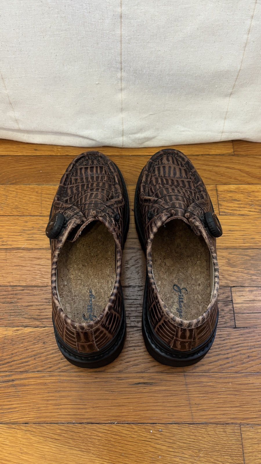 Sillage Sillage chaussure de marche shoes in alligator brown Size US 8 / EU 41 - 2 Thumbnail