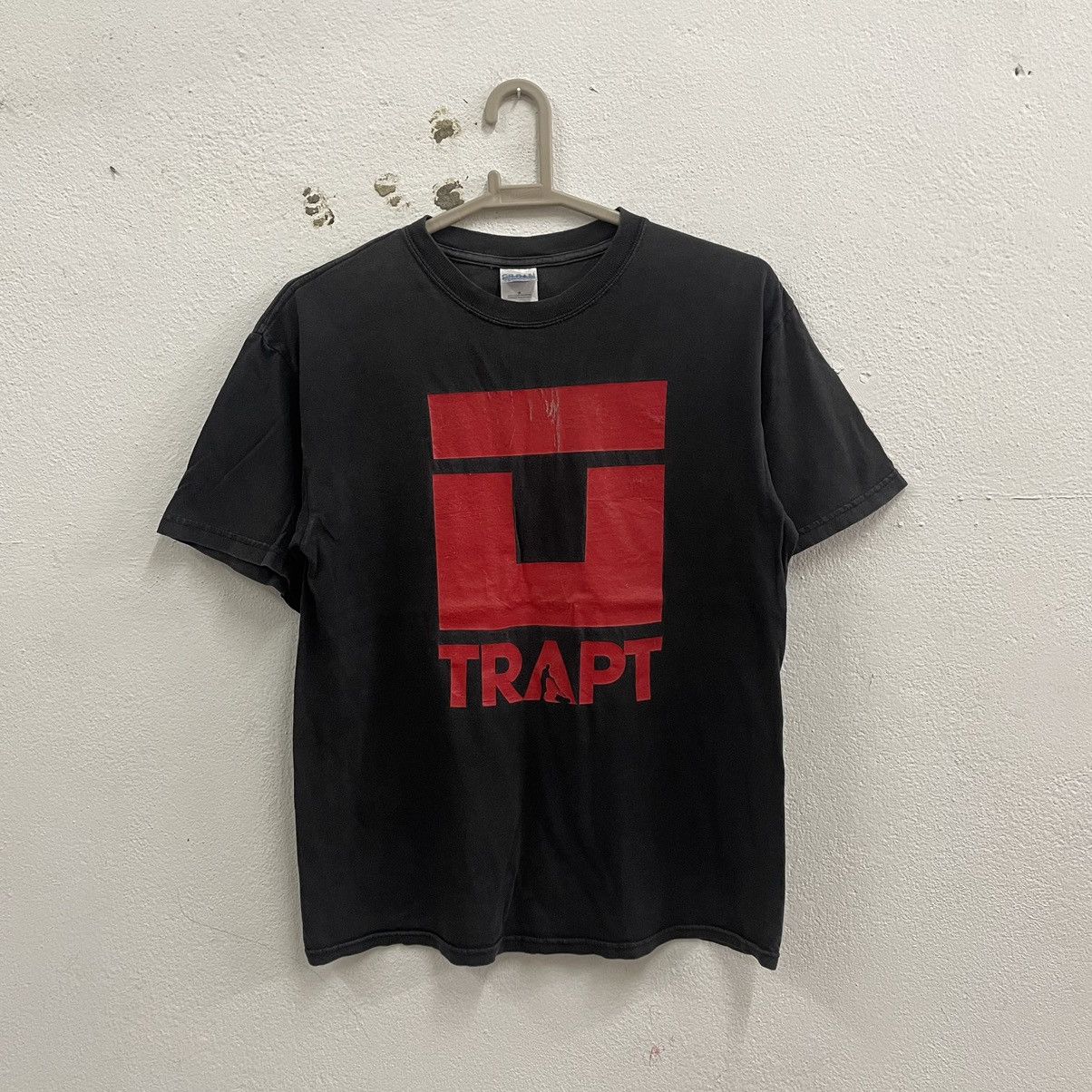 Band Tees × Vintage 🔥Vintage Y2K TRAPT Alternative Emo Rock Band Promo Tee Size US M / EU 48-50 / 2 - 1 Thumbnail