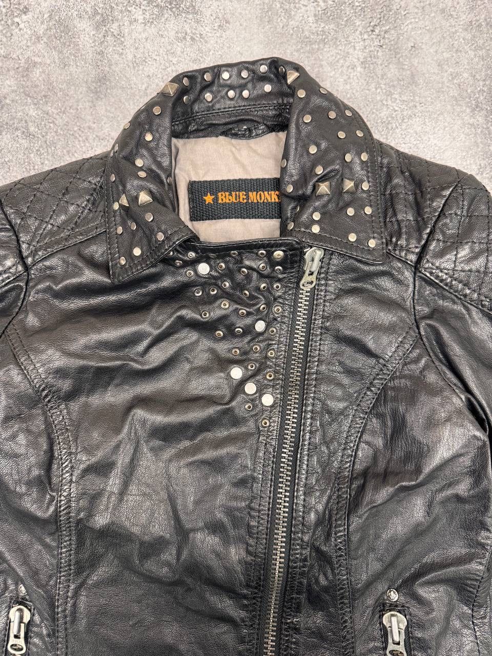 Other Blue Monkey Men Black Leather Jacket Size S Size US S / EU 44-46 / 1 - 3 Thumbnail