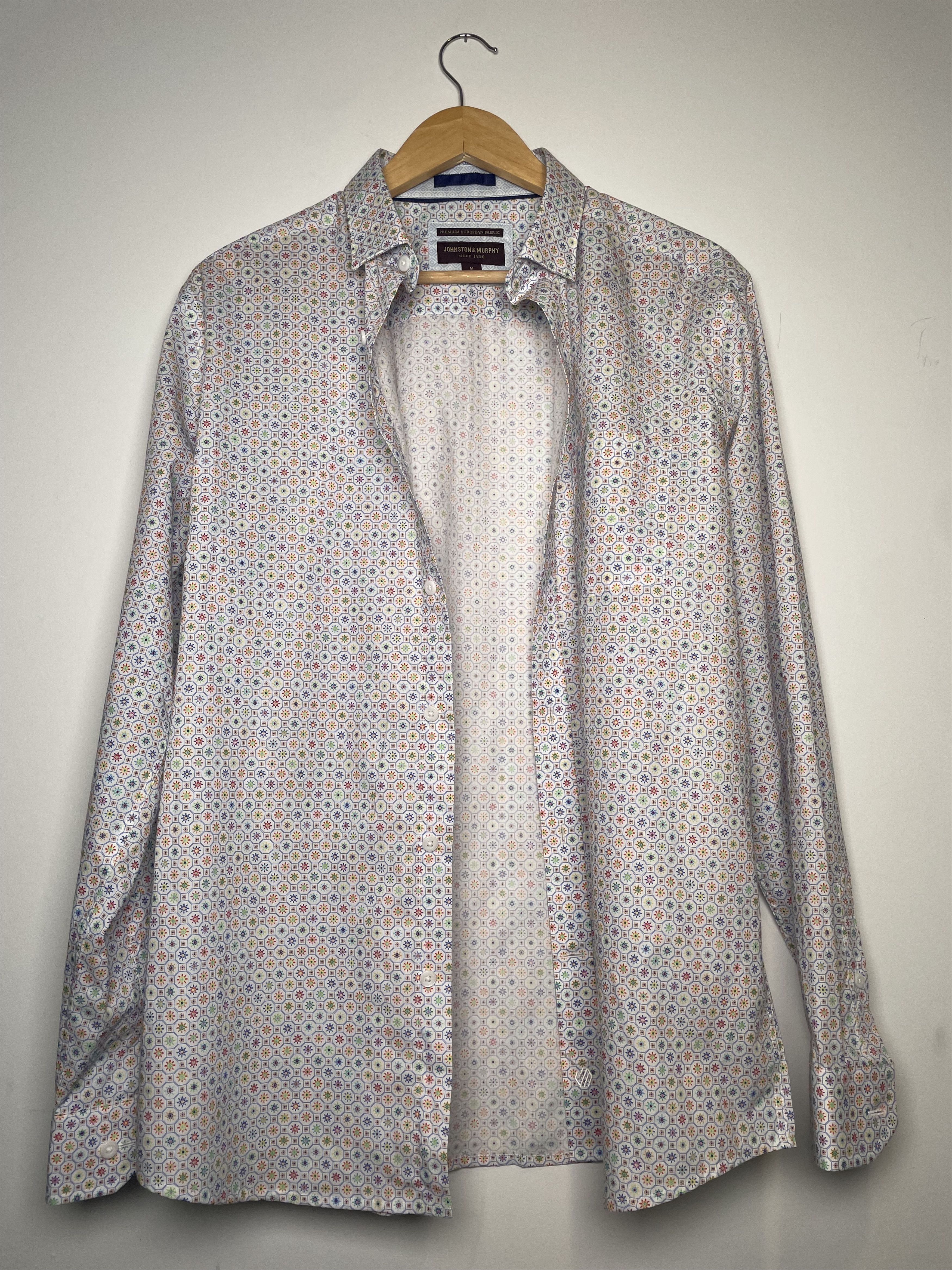 Johnston & Murphy Johnston & Murphy Premium Multi-Color Print Shirt M/L Size US M / EU 48-50 / 2 - 3 Thumbnail
