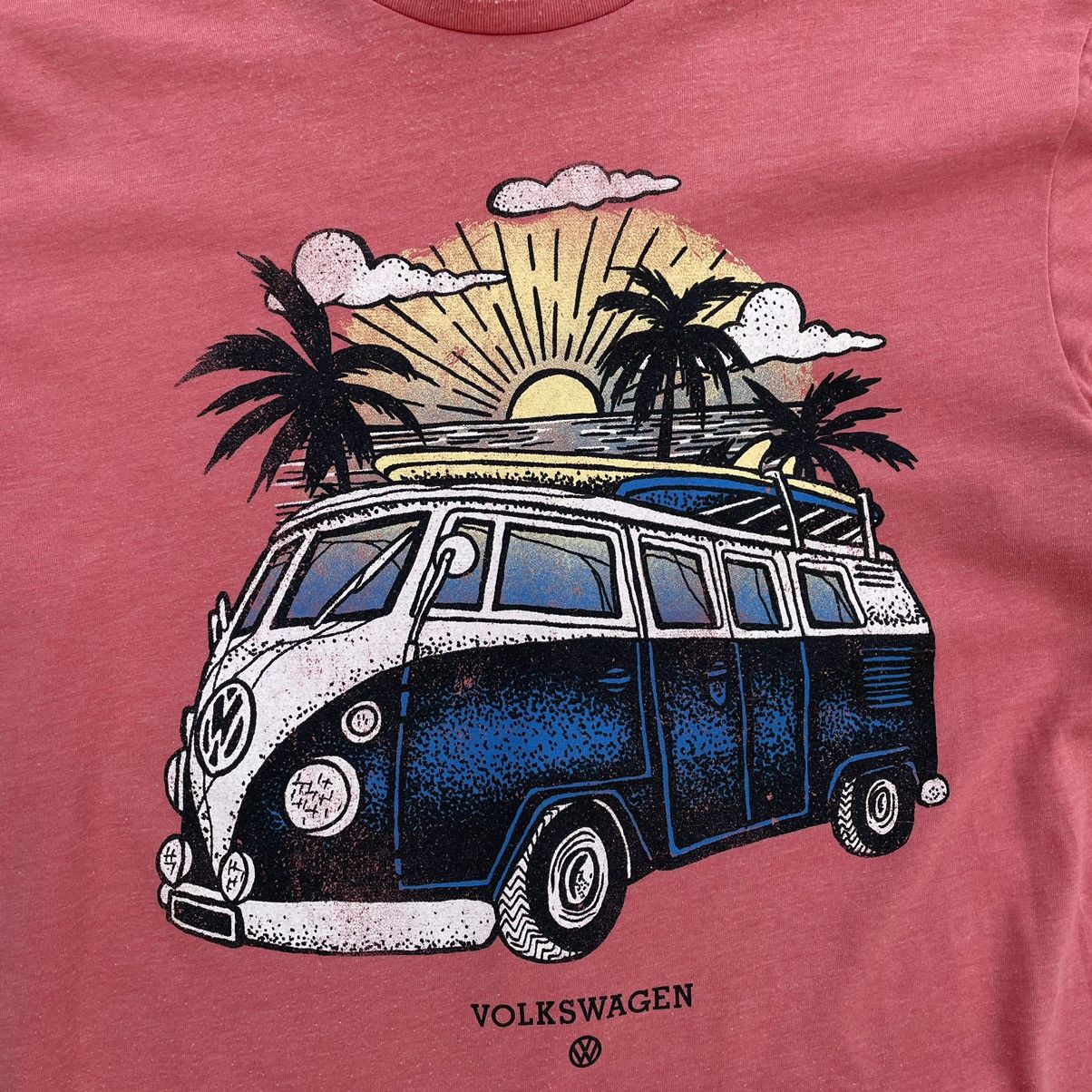 Designer × Vintage Vintage T-shirts Volkswagen Big Logo Summer Holiday 00s Size US S / EU 44-46 / 1 - 7 Thumbnail
