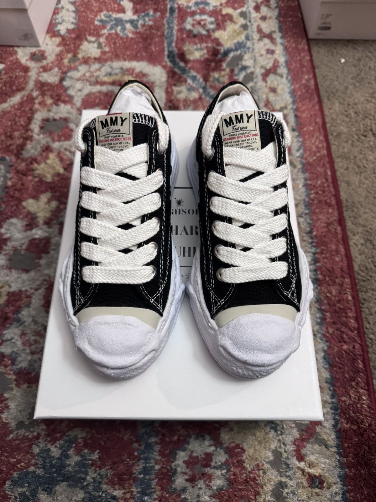 Maison MIHARA YASUHIRO Maison Mihara Yasuhiro Hank OG Sole Canvas Low - Size 6 Size US 5.5 / EU 38 - 2 Thumbnail