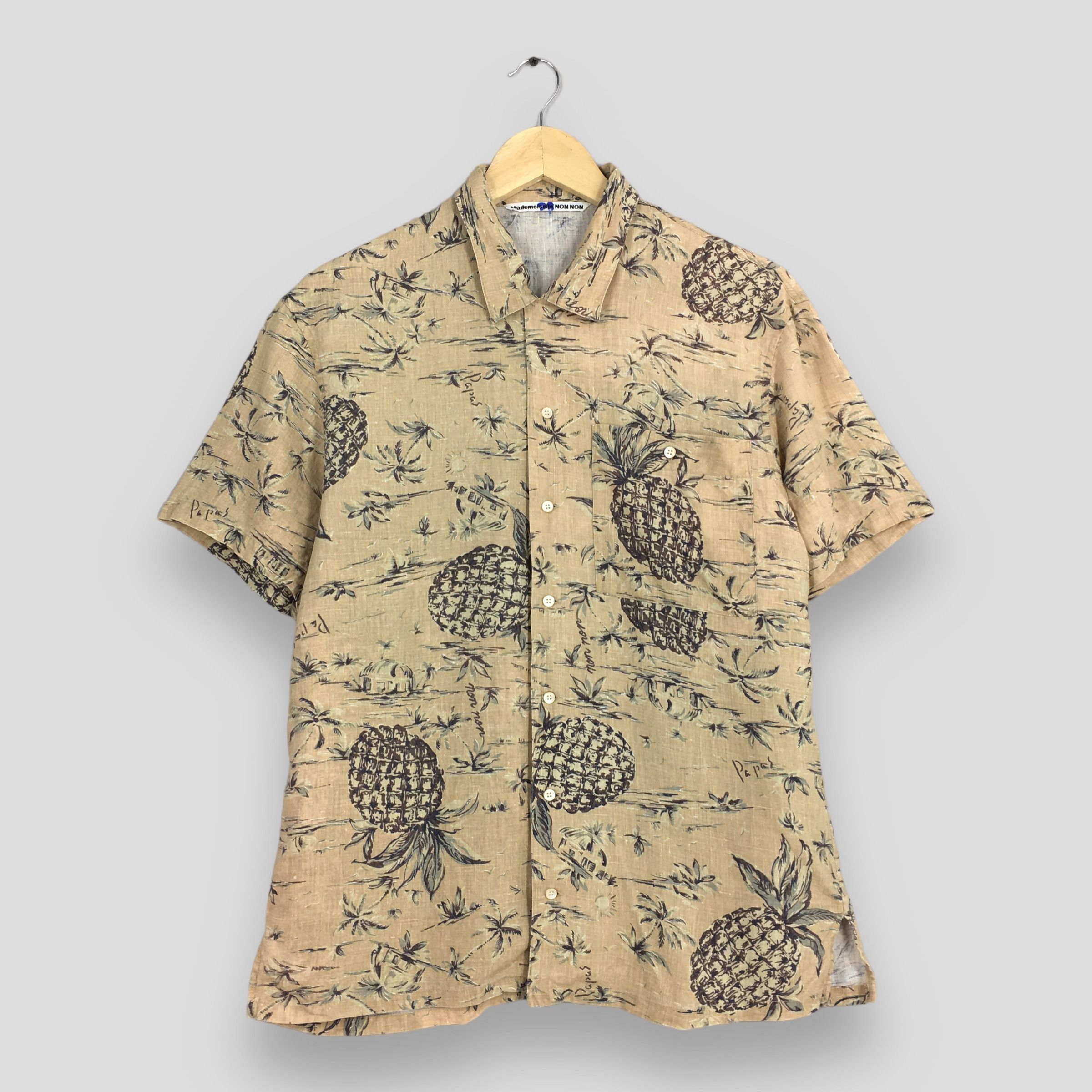 Life's a Beach Vintage Hawaiian Pineapples Aloha Tropical Shirt Medium Size US M / EU 48-50 / 2 - 1 Thumbnail