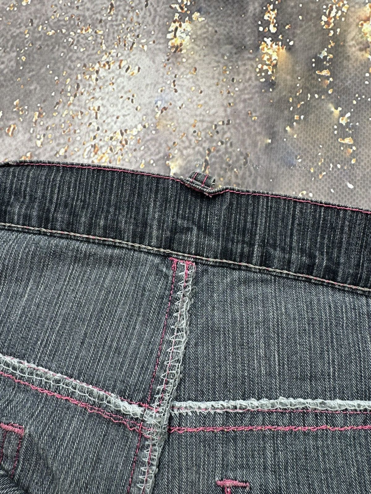Vintage Vintage Cargo Flared Worn Jeans Size 26" / US 2 / IT 38 - 9 Thumbnail