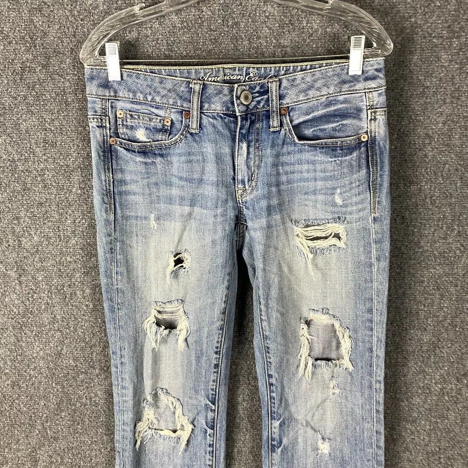 American Eagle Outfitters American Eagle Jeans Women's Size 0 Boy Fit Denim Adults Size 25" / US 0 / IT 36 - 2 Thumbnail