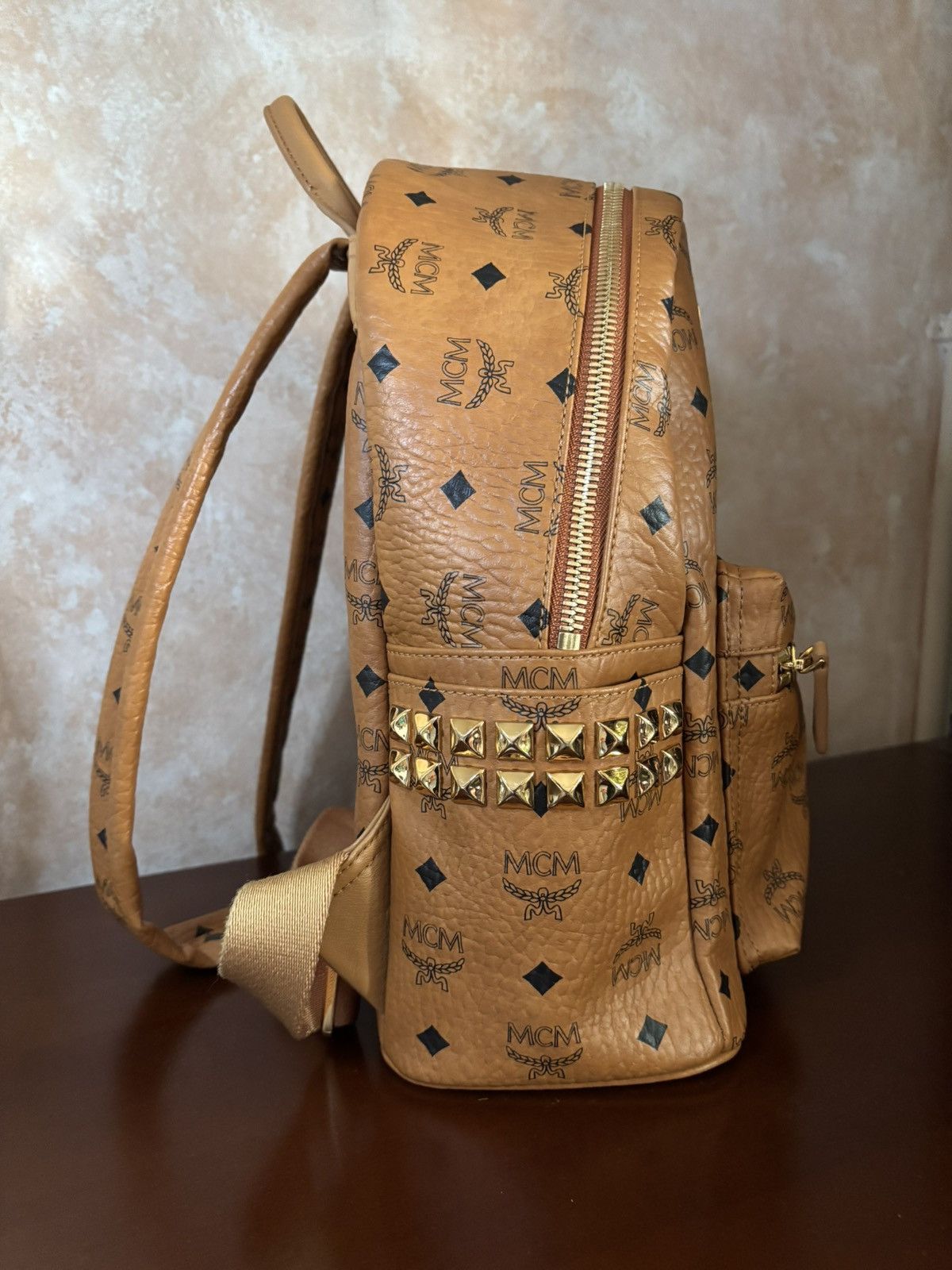 MCM MCM Stark backpack cognac Size ONE SIZE - 2 Thumbnail