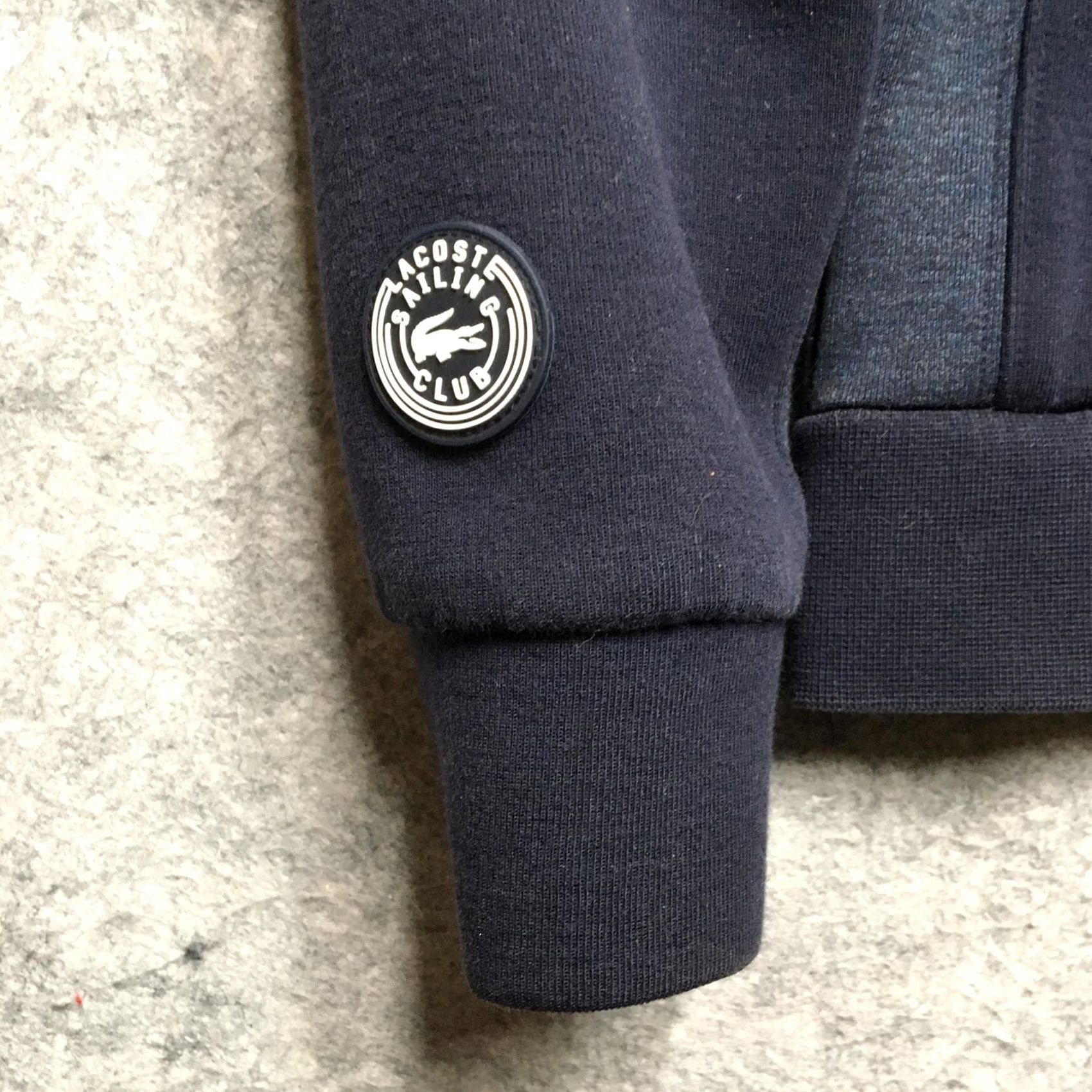 Lacoste Lacoste Hoodie Mens L Blue 1/4 Zip Fleece Sailing Club Graphic Performance Shirt Size US L / EU 52-54 / 3 - 3 Thumbnail