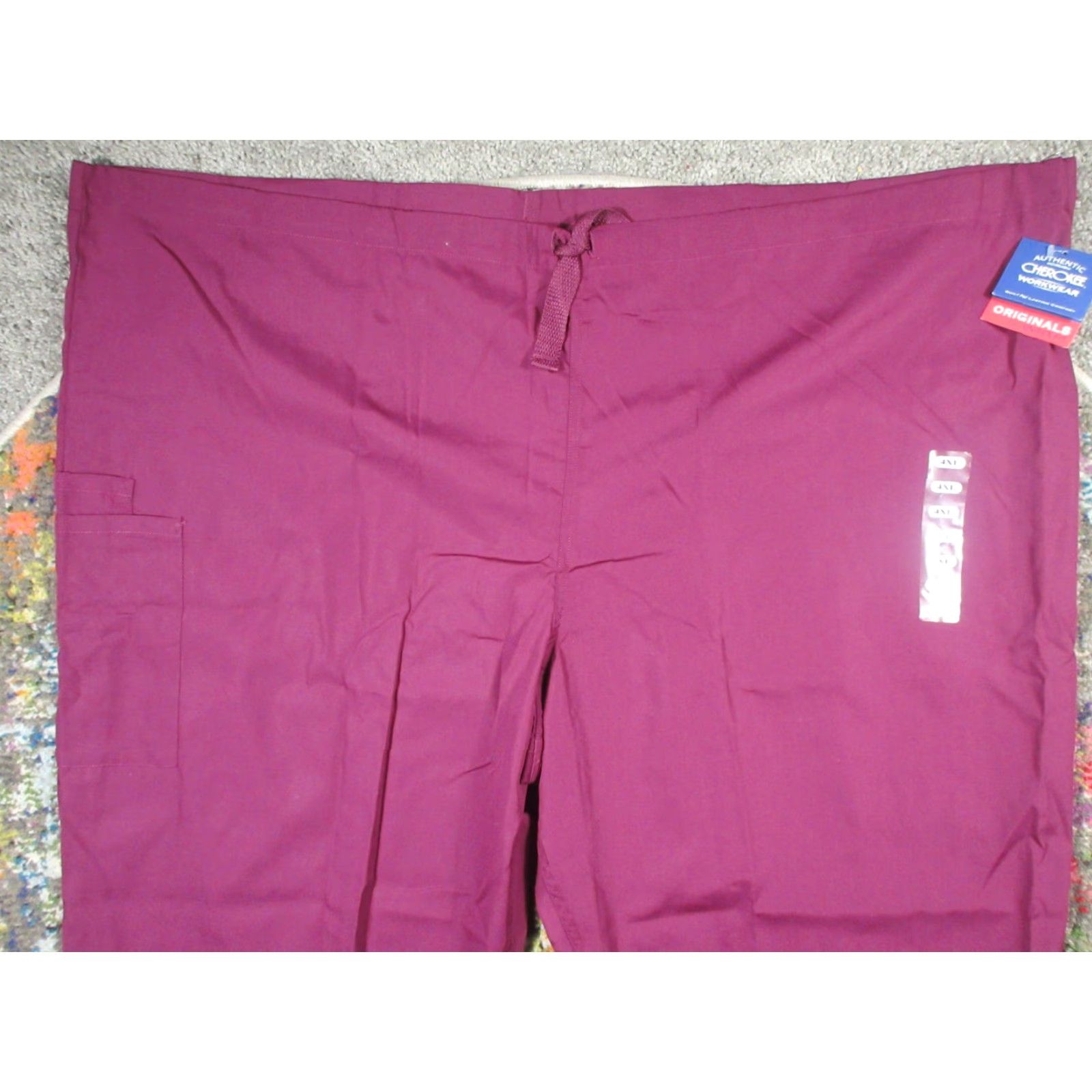 Cherokee **Cherokee Workwear Scrub Pants Adult 4XL Red NEW NWT** User: **Cherokee Workwear Scrub Pants 4XL Red NEW NWT** Size US 39 - 5 Thumbnail