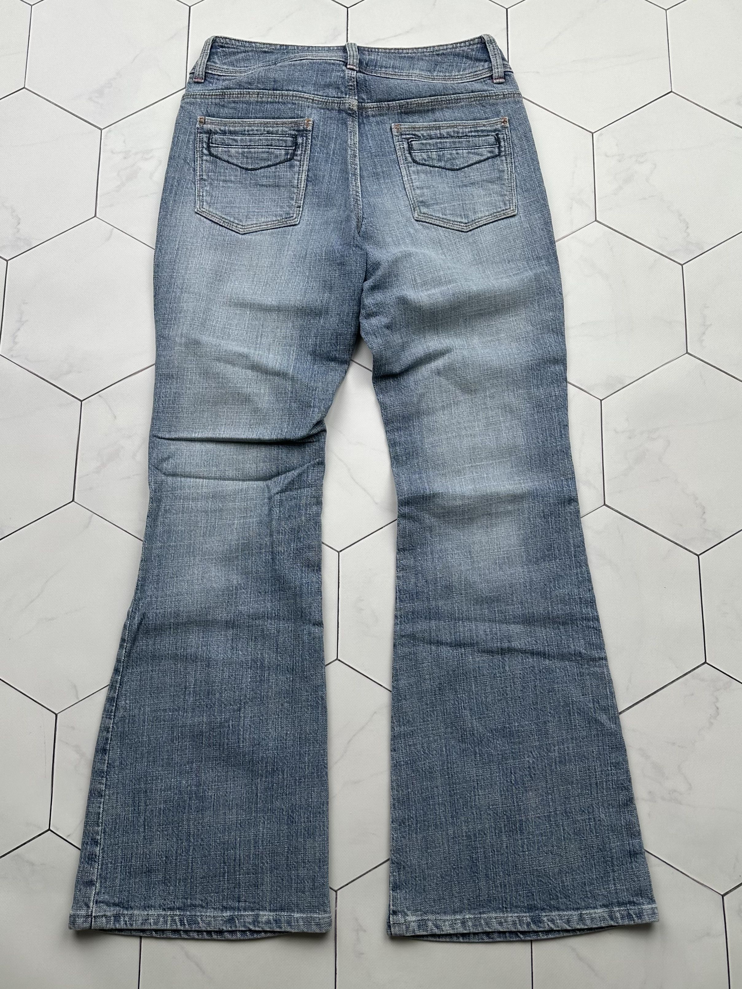 Japanese Brand Vintage Flare Jeans (B513)E2 Size 27" / US 4 / IT 40 - 4 Thumbnail