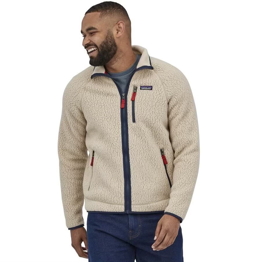 image of Patagonia Men's Retro Pile Jacket in Beige (Size XL)