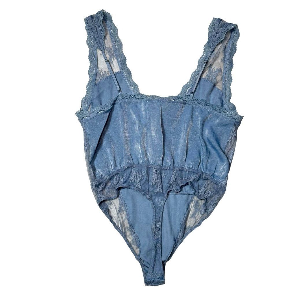 Free People NWT New Free People Tell Me More Autumn Sky Blue Bodysuit S Size M / US 6-8 / IT 42-44 - 4 Thumbnail