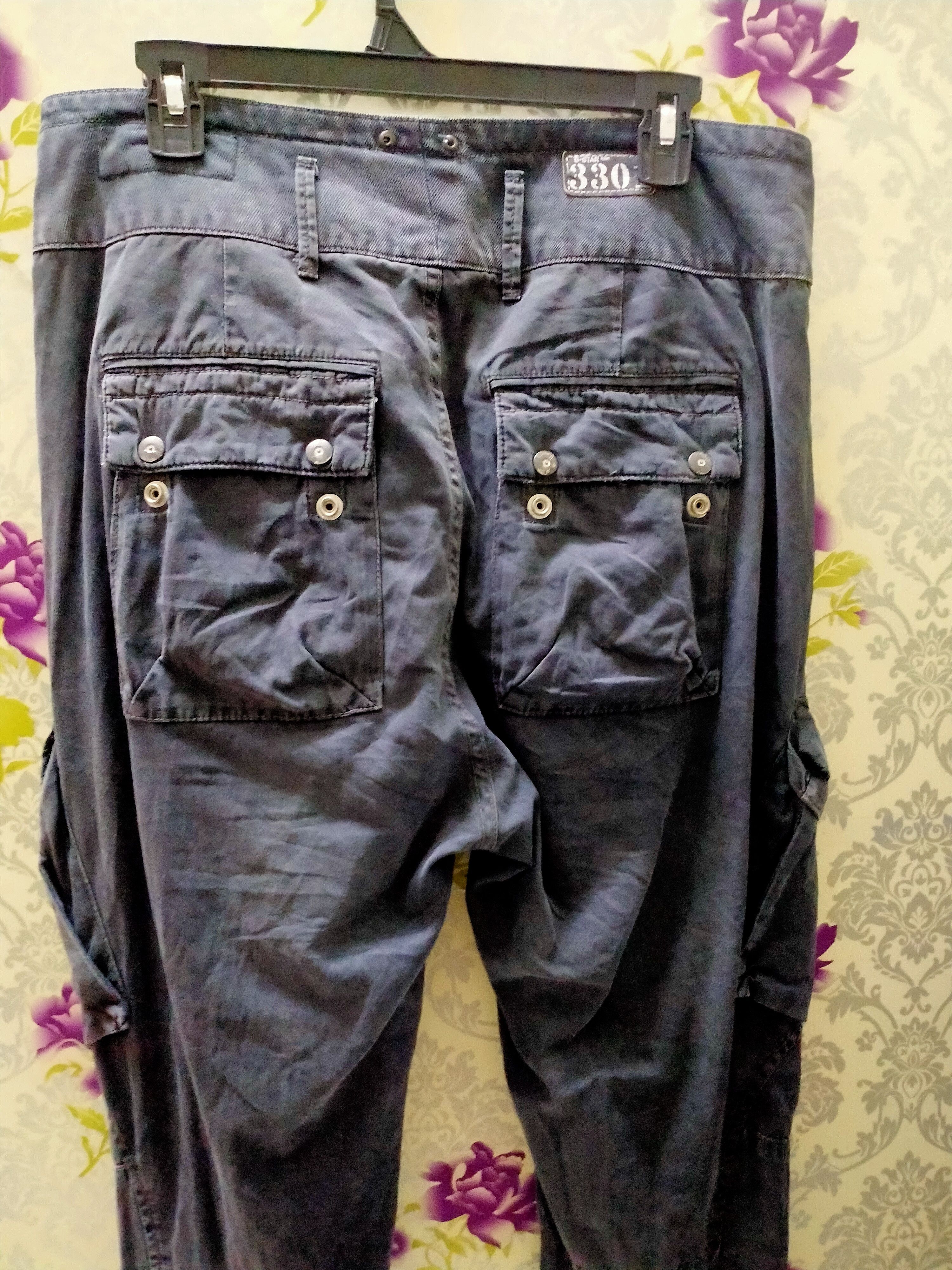 G-Star G start raw denim cargo multi pocket Size US 33 - 9 Thumbnail