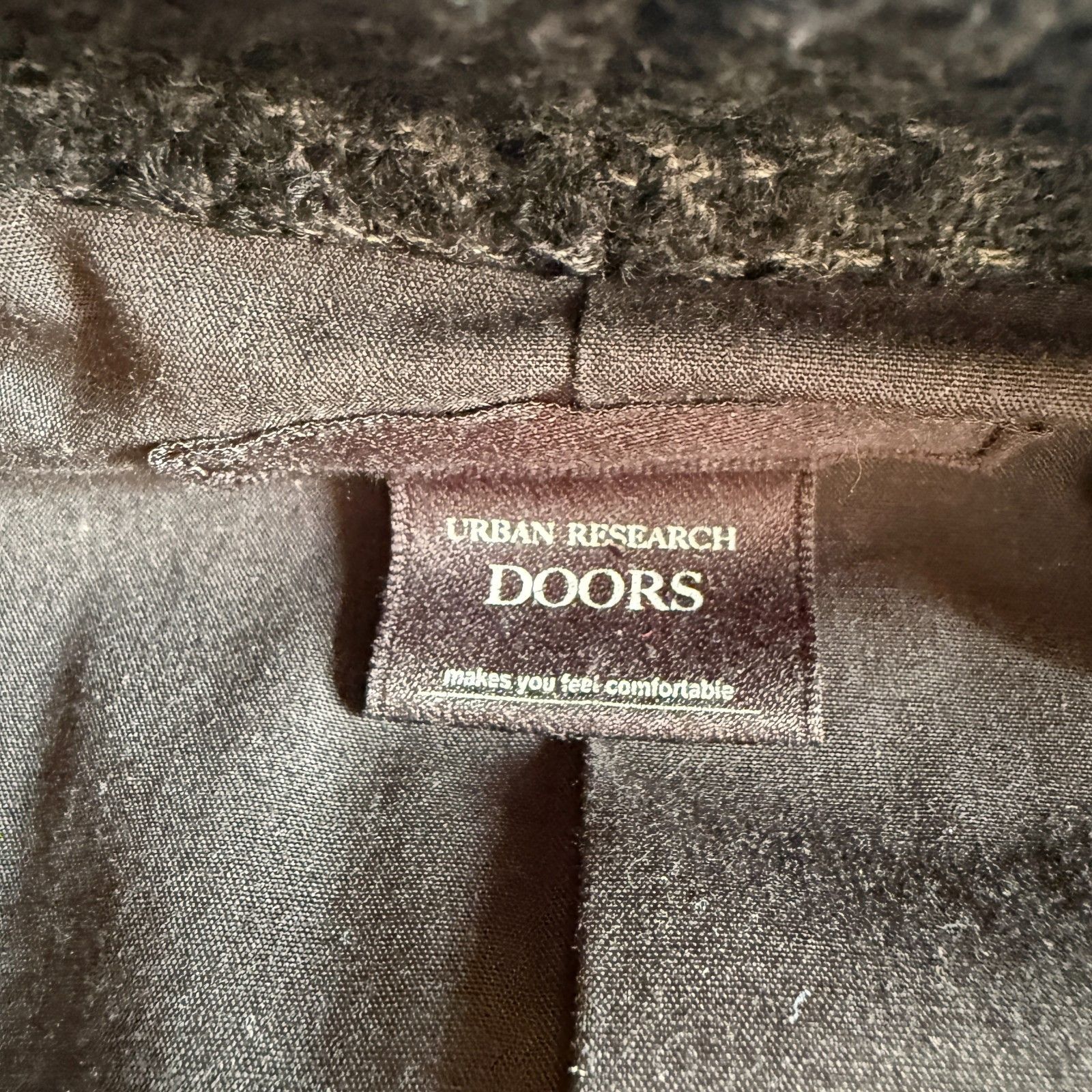 URBAN RESEARCH DOORS Urban Research DOORS Gray Wool Blend Belted Robe Coat Size US M / EU 48-50 / 2 - 6 Thumbnail