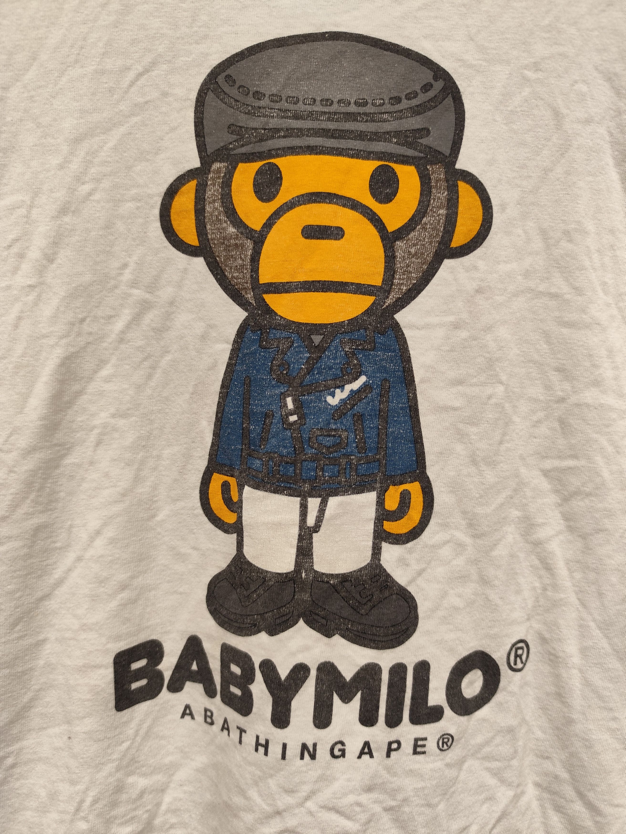Bape × Nigo vintage t shirt baby milo by a bathing ape Size US L / EU 52-54 / 3 - 3 Thumbnail