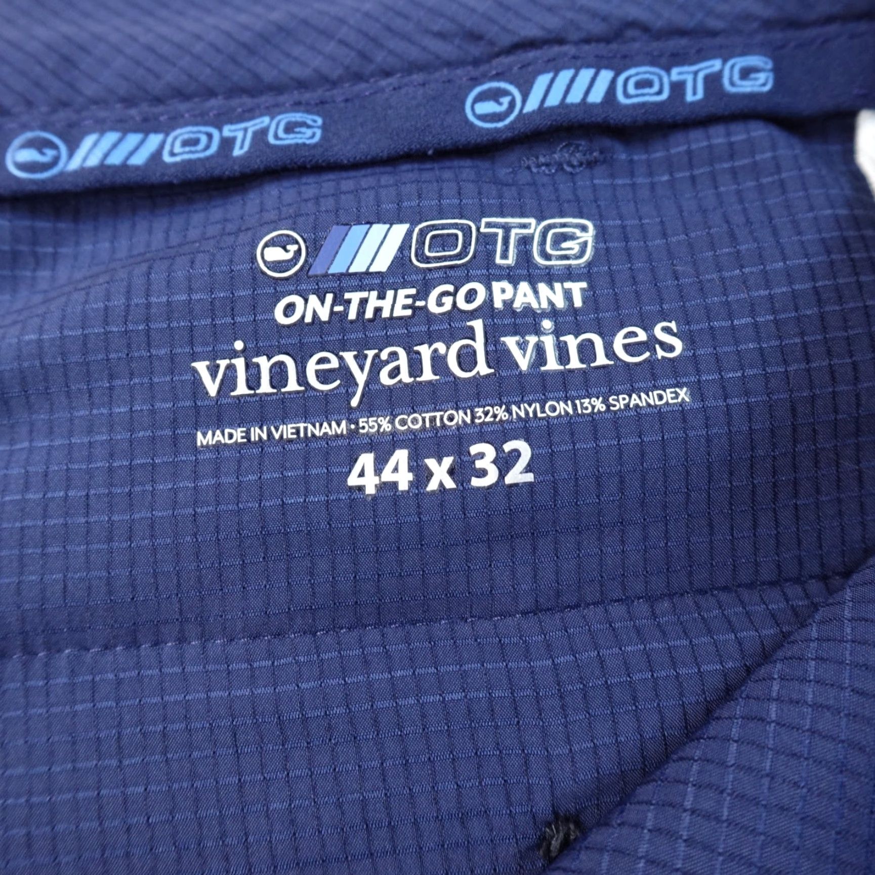 Vineyard Vines Vineyard Vines Pants Mens 44X32 Blue OTG Tech Performance Chino Golf Stretch Pants Size US 44 / EU 60 - 6 Thumbnail