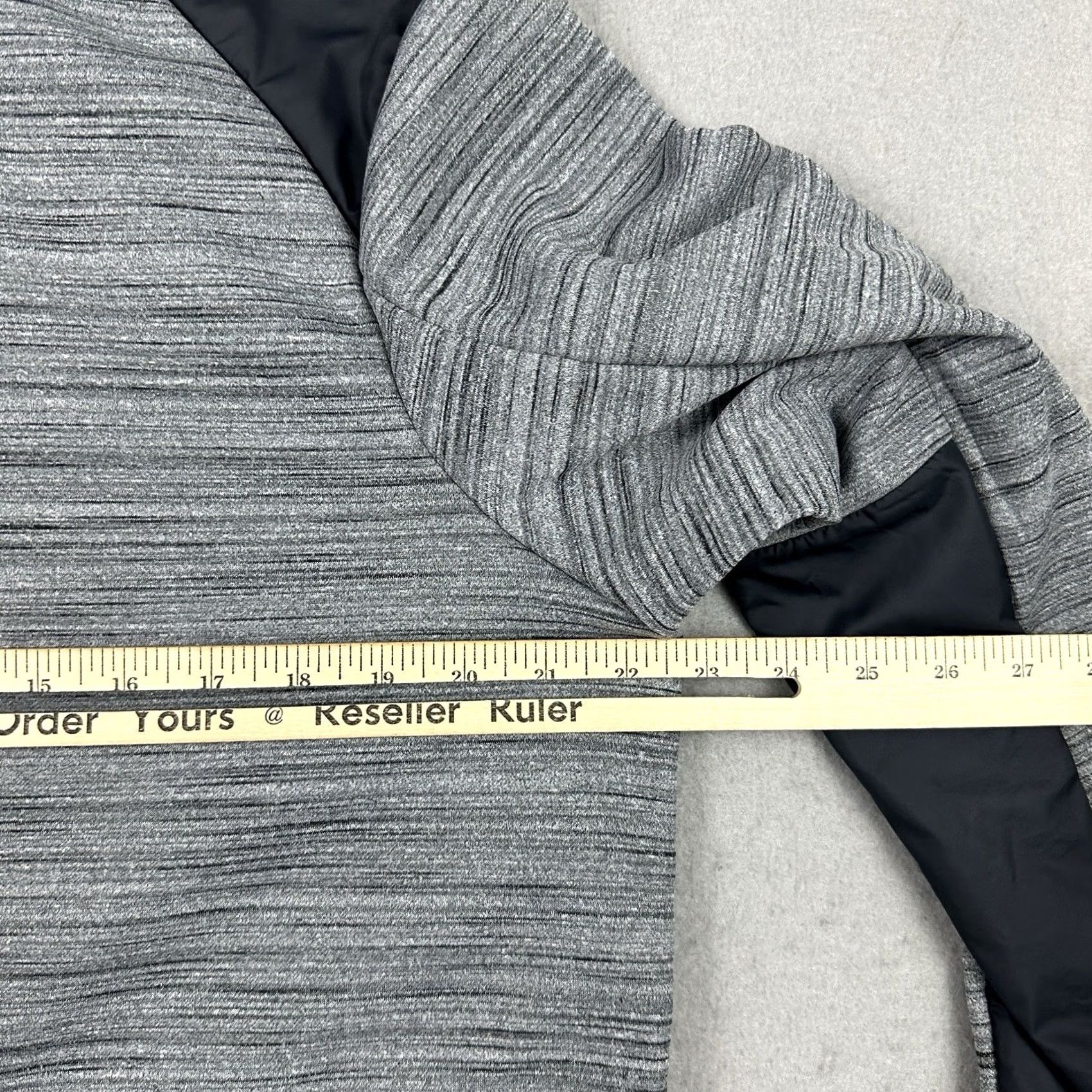 Nike Nike Jacket Men L Gray Black Hybrid Therma Fit Dri Fit Hood Full Zip Pockets Windbreaker Sports Style Mens Size US L / EU 52-54 / 3 - 6 Thumbnail