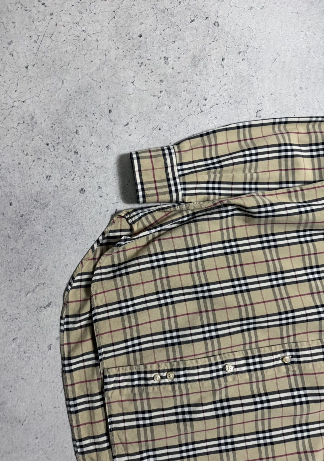 Burberry Burberry London Luxury Button Up Shirt Checked Vintage Size US M / EU 48-50 / 2 - 2 Thumbnail